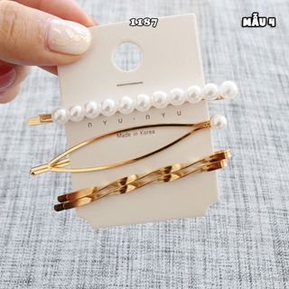 Kẹp tóc ngọc trai A1187