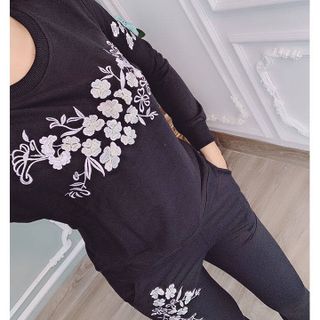 Đồ bộ thể thao thêu hoa mai TT102-hotgirl