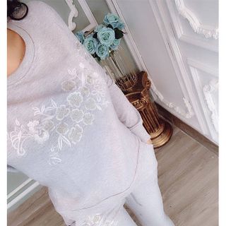 Đồ bộ thể thao thêu hoa mai TT102-hotgirl