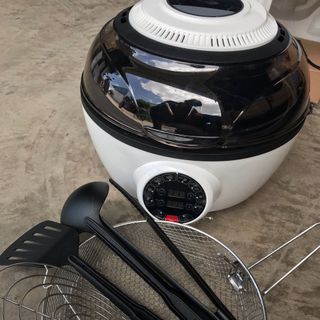 Nồi chiên nướng đa năng 10 Lít - Xoay tự động - Hasu