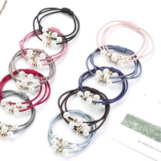 cột tóc nhiều tầng phong cách Hàn