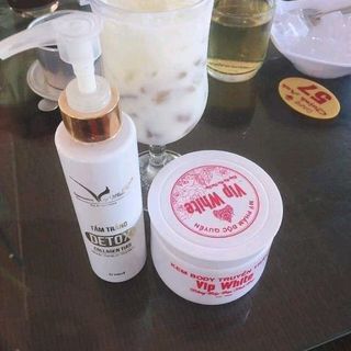 Tắm trắng detox trắng sau 1 lần sử dụng vip white