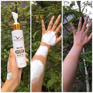 Tắm trắng detox trắng sau 1 lần sử dụng vip white