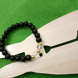 chuỗi đeo tay phong thủy hạt đá mix pha lê