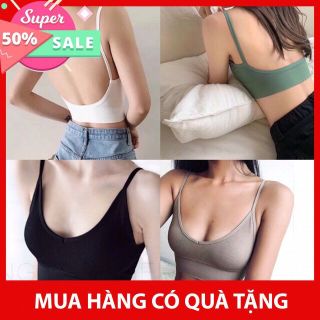 Sỉ Giá Sốc áo bra thun len tăm bra hở vai Bra Cotton 367 Đa Năng Mẫu Mới Nhật Siêu Đẹp giá sỉ