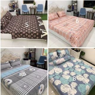trọn bộ ga gối chăn hè đũi