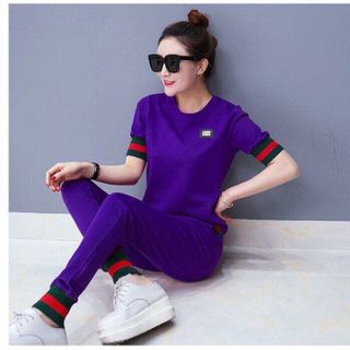 bộ quần áo thể thao nữ dài tay cao cấp 100 COTTON bộ thể thao nữ mùa đông đẹp