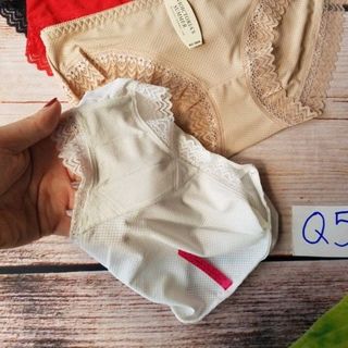 Quần su thông hơi viền ren 5866