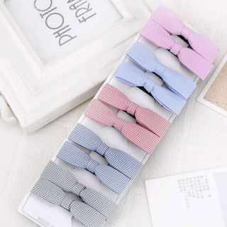 kẹp tóc nơ nhiều màu phong cách Hàn