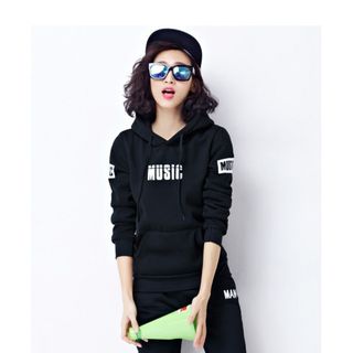 bộ quần áo thể thao nữ thu đông quần dài dài tay có nón cao cấp đẹp đủ màu đủ size có thể mặc chạy bộ 2019