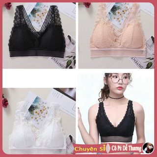 Áo Bra Ren Mềm Mại Siêu Đẹp Áo Bra hai dây nữ mặc đi bơi đi biển sexy dễ thương croptop cao cấp cá tính đẹp 2 dây mảnh giá sỉ