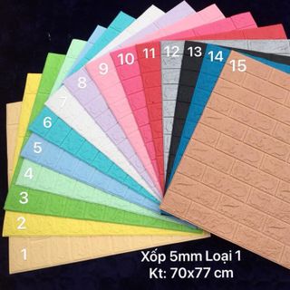 xốp dán tường 3d