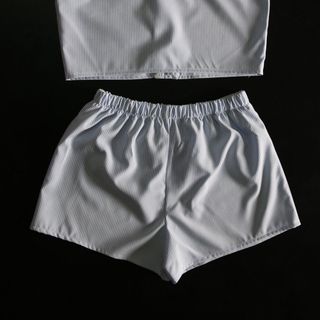 Bộ đồ thời trang Amwear màu sọc xanh