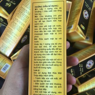 BỘT RỬA MẶT THẢO MỘC HH SPA