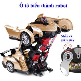 Ôtô thể thao biến hình siêu nhân 2in1 điều khiển từ xa