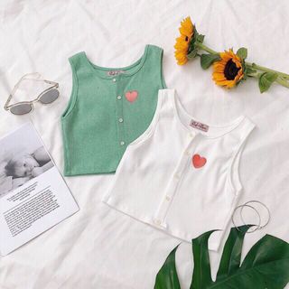 Áo thun gân crop top