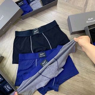 Hộp 3 quần boxer nam HM