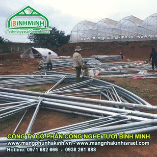 Có 1000m2 trồng rau sạch trong nhà lưới công nghệ nhà màng trong sản xuất rau sạch