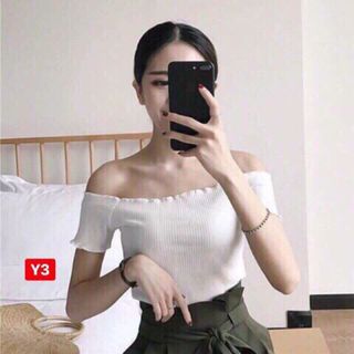 Áo thun gan lệch vai