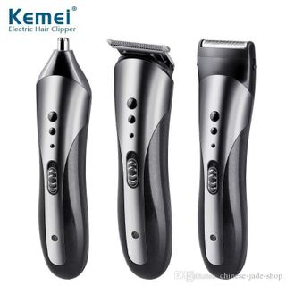 TÔNG ĐƠ CẮT TÓC KIÊM CẠO RÂU TỈA LÔNG MŨI 3 IN 1 KEMEI - 1407