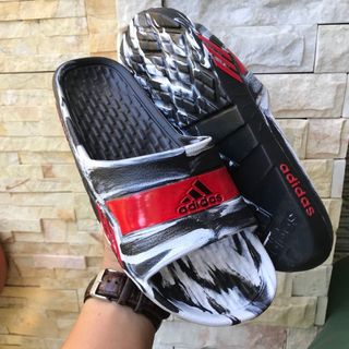 Dép đúc nam vệt màu trắng