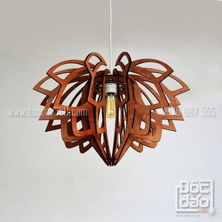 Đèn gỗ thả trần mẫu D360-TT24