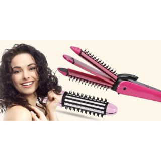 Máy Uốn Duỗi Bấm Tóc Nova 8890 - Máy kẹp tóc 3 in 1