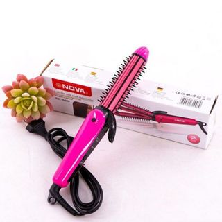 Máy Uốn Duỗi Bấm Tóc Nova 8890 - Máy kẹp tóc 3 in 1