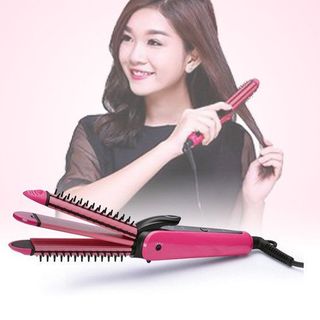 Máy Uốn Duỗi Bấm Tóc Nova 8890 - Máy kẹp tóc 3 in 1
