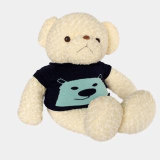 Gấu Teddy Xoăn Kem Len Xanh Xám Cực Xinh giá sỉ