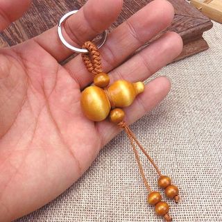 móc khóa hồ lô gỗ