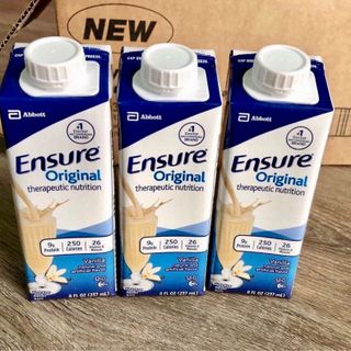 Thùng 24 hộp sữa nước Ensure Orginal 237ml Mỹ mẫu hộp giấy mới nhất