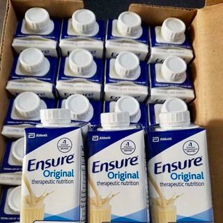 Thùng 24 hộp sữa nước Ensure Orginal 237ml Mỹ mẫu hộp giấy mới nhất