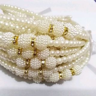 cài tóc thời trang hạt trai cài tóc