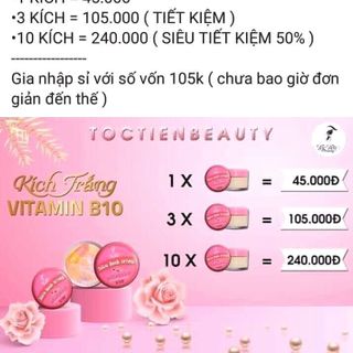 siêu kích trắng tẩy tế bào chết
