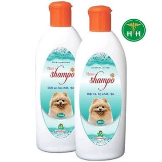 Sữa tắm Shampo 300ml - Diệt ve rận bọ chét chó và thú cảnh giá sỉ