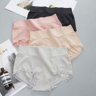 Quần lót cotton đùi cao cạp to
