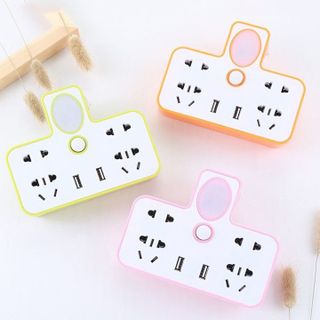 Ổ cắm điện đa năng kiêm đèn ngủ 2 cổng usb