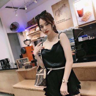 bộ phi lụa quần 2 tầng