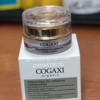 Kem giữ ẩm trắng da chống nắng COGAXI-4T-organic-15g giá sỉ