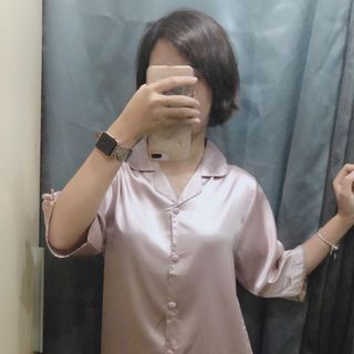Váy ngủ lụa phi bóng Thái - 100 hàng về liên tục