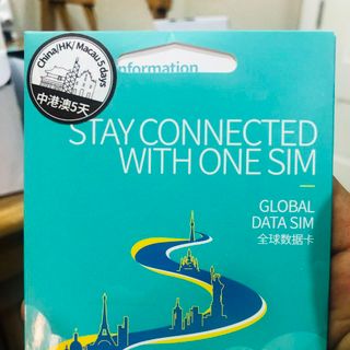 Sim Du Lịch Quốc Tế Trung Quốc - HK - Macao 5 Ngày không giới hạn dung lượng