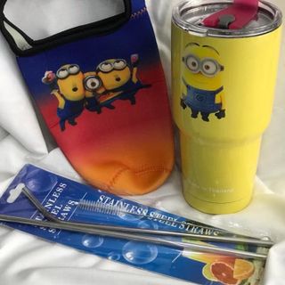 Ly Giữ Nhiệt có Túi 2 Ống hút Thái Lan 900ml
