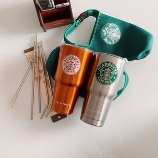 Ly Giữ Nhiệt có Túi 2 Ống hút Thái Lan 900ml