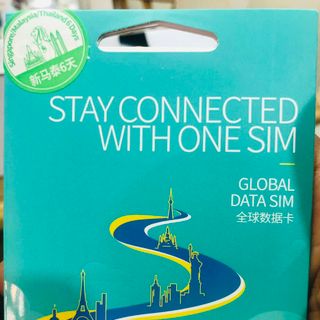 Sim Du Lịch Quốc Tế Singapo-Malaysia-Thái lan 6 Ngày không giới hạn dung lượng