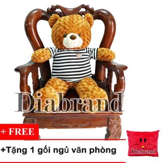 Gấu Bông Teddy Áo Thun Khổ 1m2 Cao 1M Tặng 1 Gối Văn Phòng 6 Màu giá sỉ