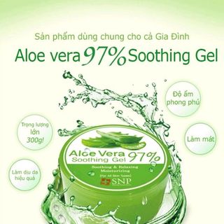 Gel Dưỡng Ẩm Da Chiết Xuất Nha Đam – SNP Aloe Vera Soothing Gel