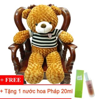 Gấu Bông Teddy Áo Len Khổ Vải 1M4 Cao 1M2 Tặng 1 Chia Nước Hoa Chiết 20ml 6 Màu giá sỉ