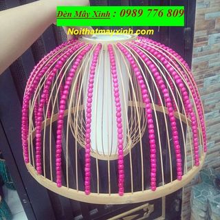 Đèn mây tre đan giá rẻ đèn nơm tre chao đèn mây tre đan