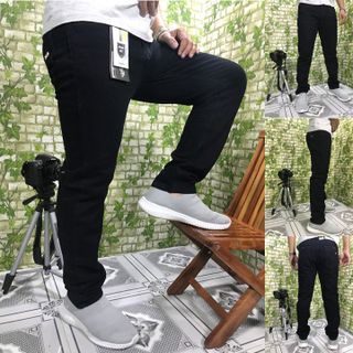 Quần Jeans Nam Đen Tuyền